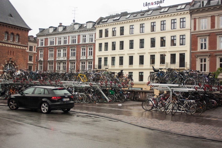 Copenhagen - bikes parking